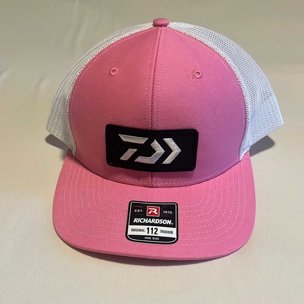 NEW Pink DAIWA fishing hat trucker style